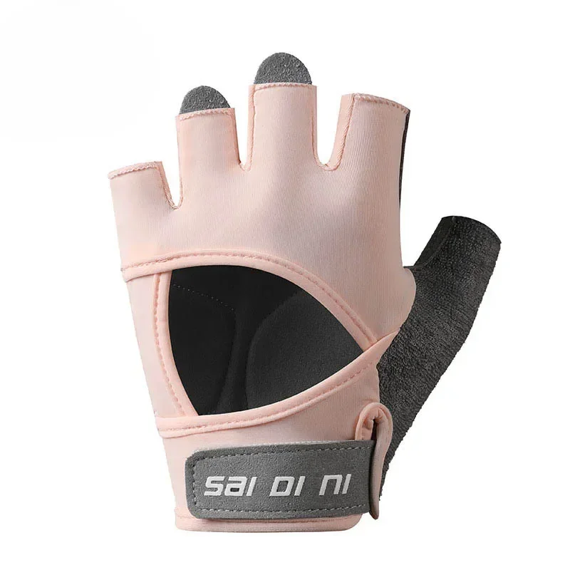 Halfvinger fietsen GYM Workout Fitnesshandschoenen voor mannen en vrouwen Slijtvast Antislip Pols Fietsen Gewichtheffen Sport