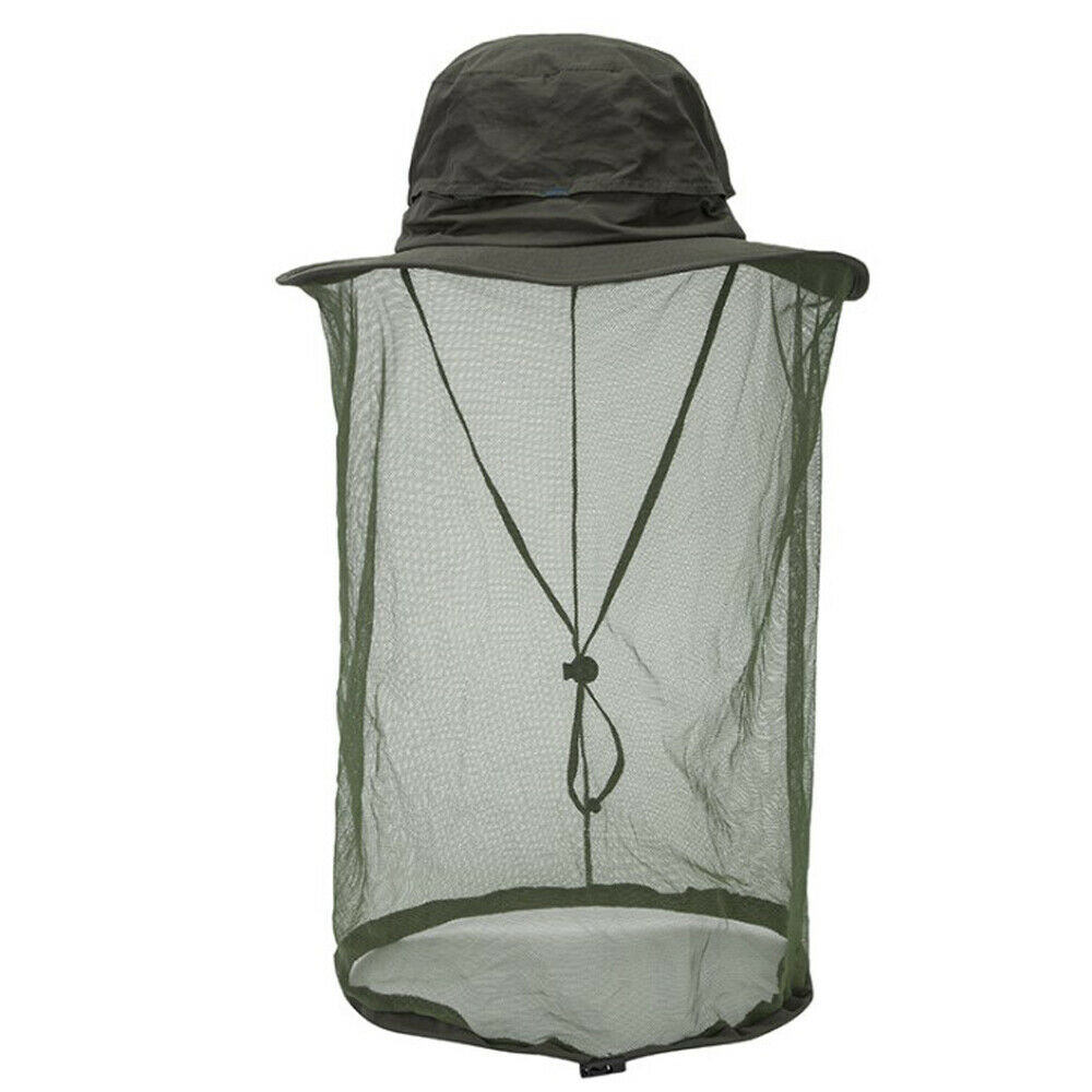 11 Colors Mosquito Head Face Net Hat Hidden Mesh Protection Bug Bee Hiking Fishing Outdoor Caps: 7