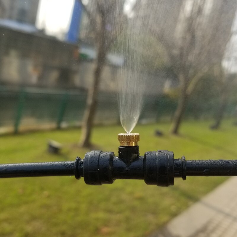 12V DC High Pressure Misting System 5L/min with 6pcs brass misting nozzles misting system