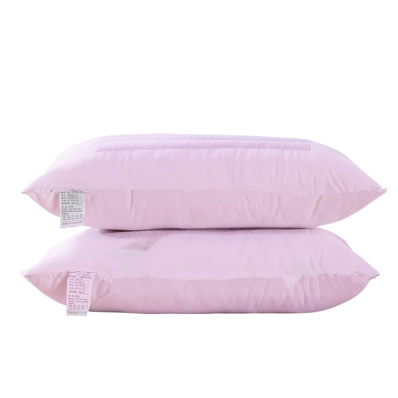 Nekkussen Boekweit Vulling Kussen Gebreide Katoenen Bescherming Cervicale Gezondheidszorg Beddengoed Kussens Enkele Maat Ongeveer 45X73CM: Pink 1pc