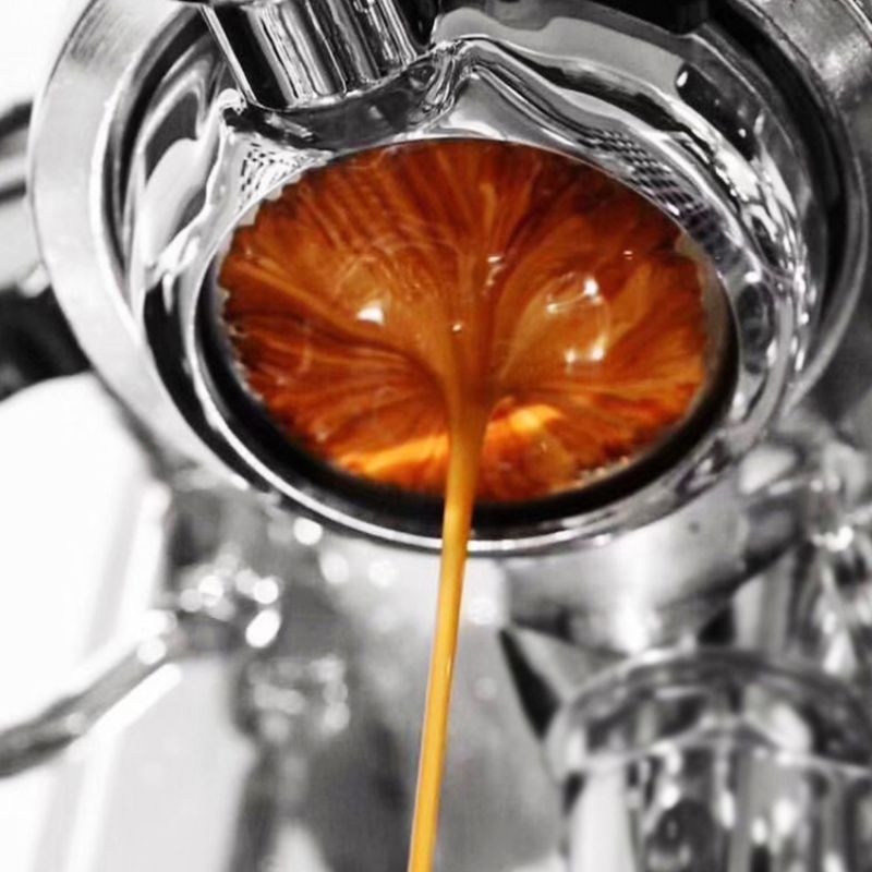 Filtro portafiltro para café sin fondo, 58mm, para Welhome/cohete, mango de repuesto