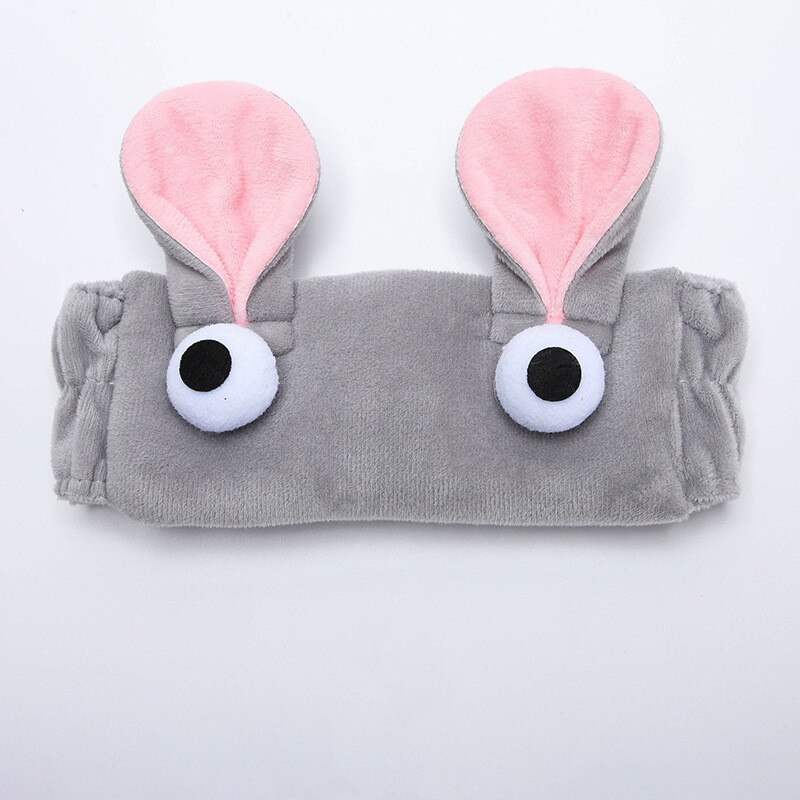 1Stck Verkaufen Nette Kaninchen Haar Halfter Haarbänder Vlies Bogen Ebene Ohren Stirnband Für Frauen Mädchen Turban Haar Zubehör: 3
