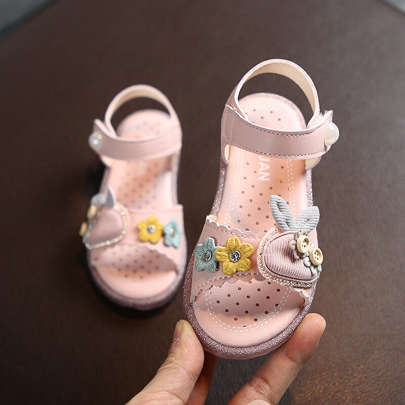 1 2 3 4 5 6 7 8 år teenagere piger sommer gul hvid prinsesse sko sandaler til piger skole strand sandaler