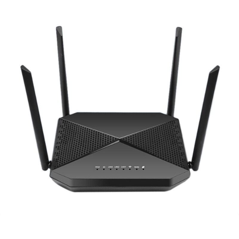 4g draadloze routers voor thuisgebruik van enterpriseklasse, 3g plug-in-kaarten, wifi naar bekabelde cpe-bewaking voor mobiel gebruik: Zwarte amerikaanse stekker