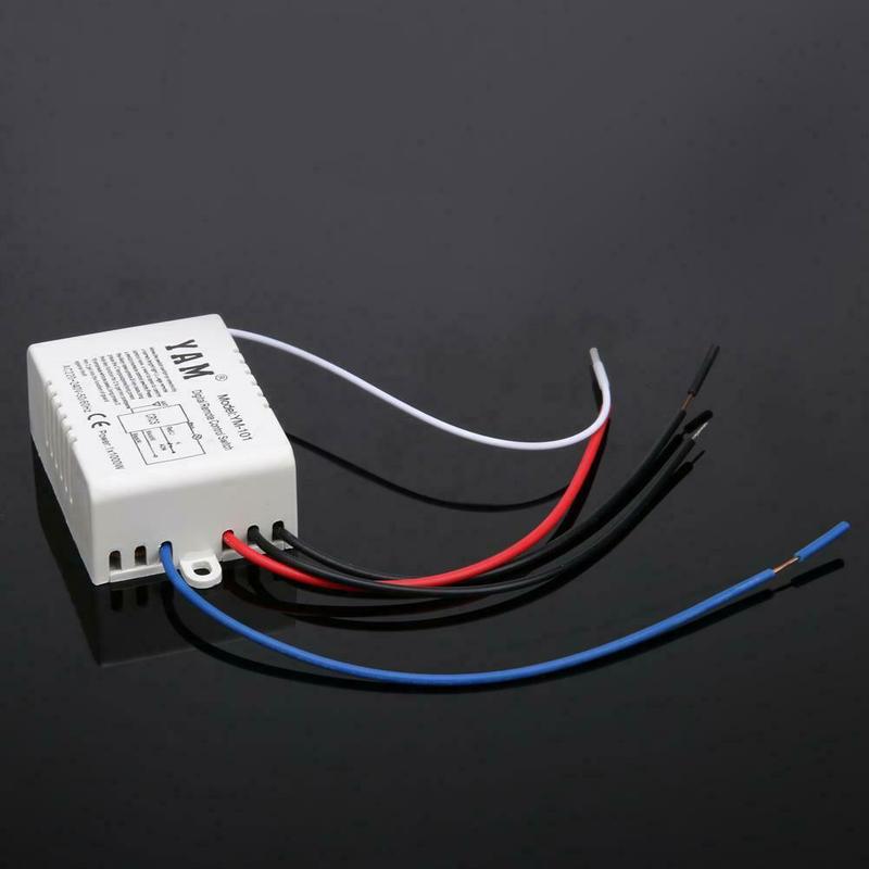 1/2/3 Port Wireless Remote Control Switch ON/OFF 220V Wall Remote Light Digital Switch Receiver Lamp Transmitter Wireless N4J2