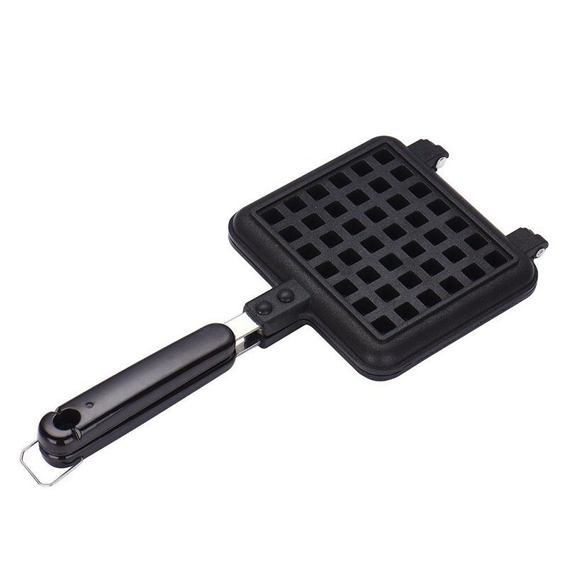 Household Waffle Bake Mold Kitchen Gas Non-Stick Waffle Maker Pan Mould Mold Press Plate Waffle Iron Baking Tools 29