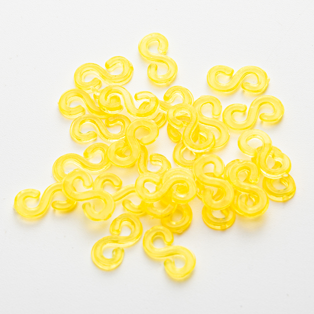 500 Stuks S Clips Voor Kleur Elastiekjes Armband Haken Sluitingen Plastic Connectoren Sieraden Handcrafts Diy Maken Accessoire Kit