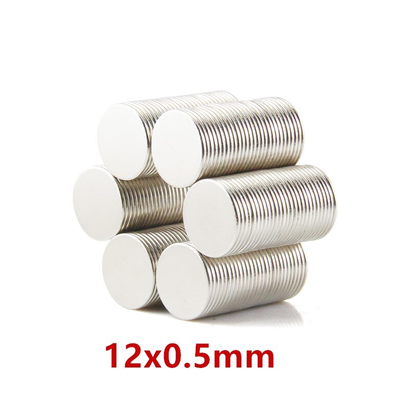 Dünne Magnet 0,5mm Magnet blatt 10x 0,5 12x 0,5 15x 0,5 20x 0,5 30x1 8x 0,5 5x 5x 0,5mm axial Magneten 10mm 12mm 20mm winzigen magneten: 12x0.5mm  100Stck