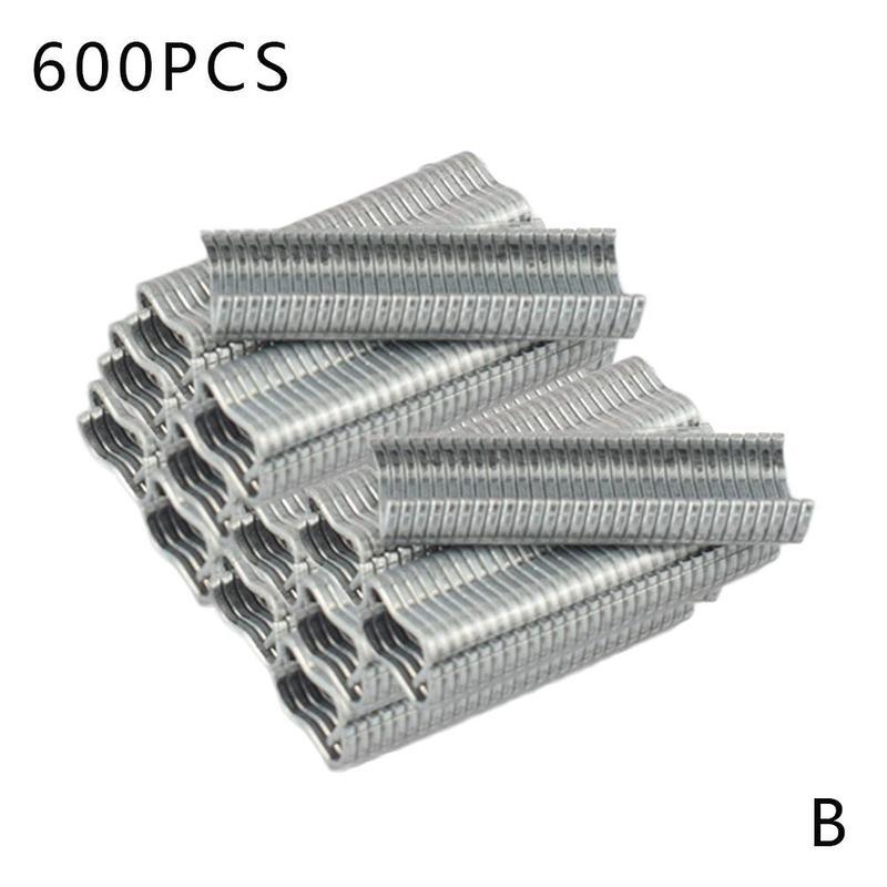 Bevestiging Klem Rvs 600 Stuks Nagels Dier Installatie Konijn Kwartel Vogels Kooien Gekooide Klem Bevestiging Schroef Poult Y7B6: Black
