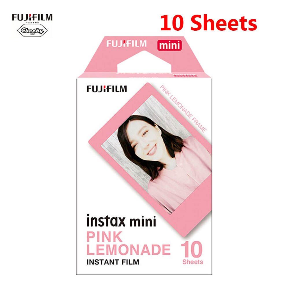 10-100 feuilles papier Photo Fujifilm Instax Mini 9 Mini 8 instantané Mini 70 90 Film caméra Instax Mini Film cadre Photo en option: 10 Sheets-3