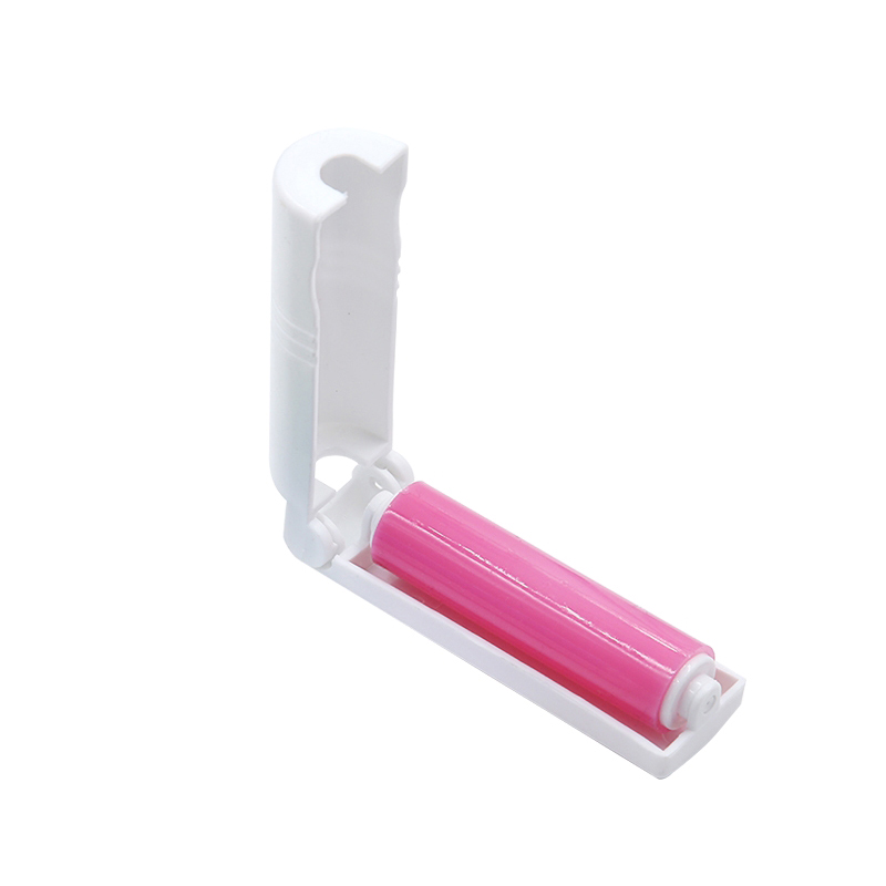 Draagbare Huisdier Ontharing Kammen Voor Katten Honden Opvouwbare Bont Lint Kleverige Borstel Dust Hair Roller Kat Grooming Supplies Mini size: Roze