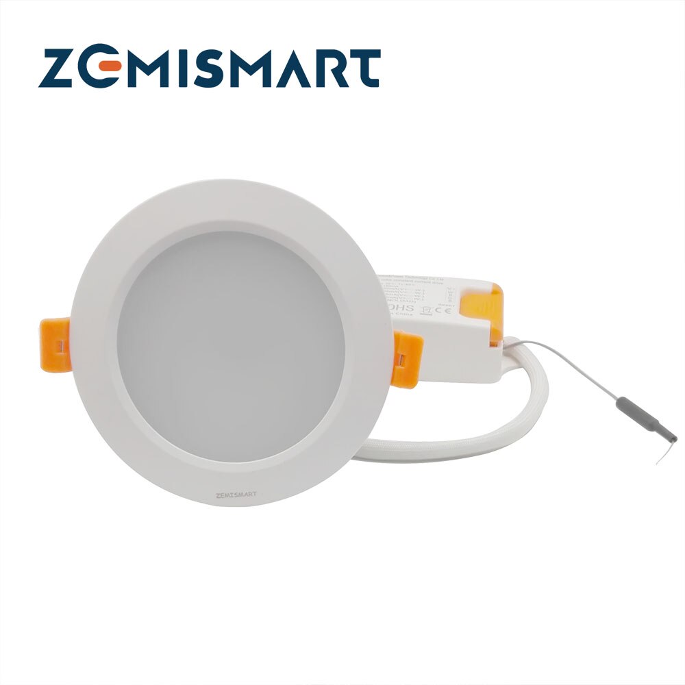 ZigBee 3.0 Downlight Kit Smart RGBW 3.5 Inch Led Recessed Ceiling Light 12W Work with Smartthings Echo plus Smart Lighting: Light