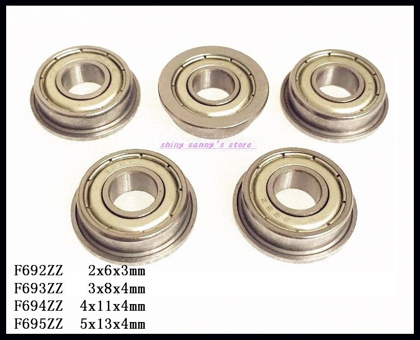 5-8 st/lot  f692zz , f693zz , f694zz , f695zz flänslager spårkullager minikullager märke