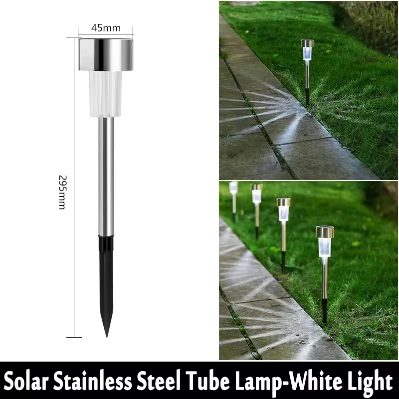 Solar-Landschafts-Rasenleuchten für den Außenbereich, Gartenleuchten, wasserdichte Dekorationsleuchten für Wege, Terrasse, Höfe, Rasen, Gehwege: Blau / 0-5W