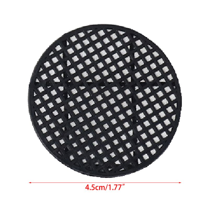 100Pcs Flower Pot Hole Mesh Pad, 4.5cm Diameter Round Bonsai Pot Bottom Netting Hole Screen Grid Mat Mesh Drainage