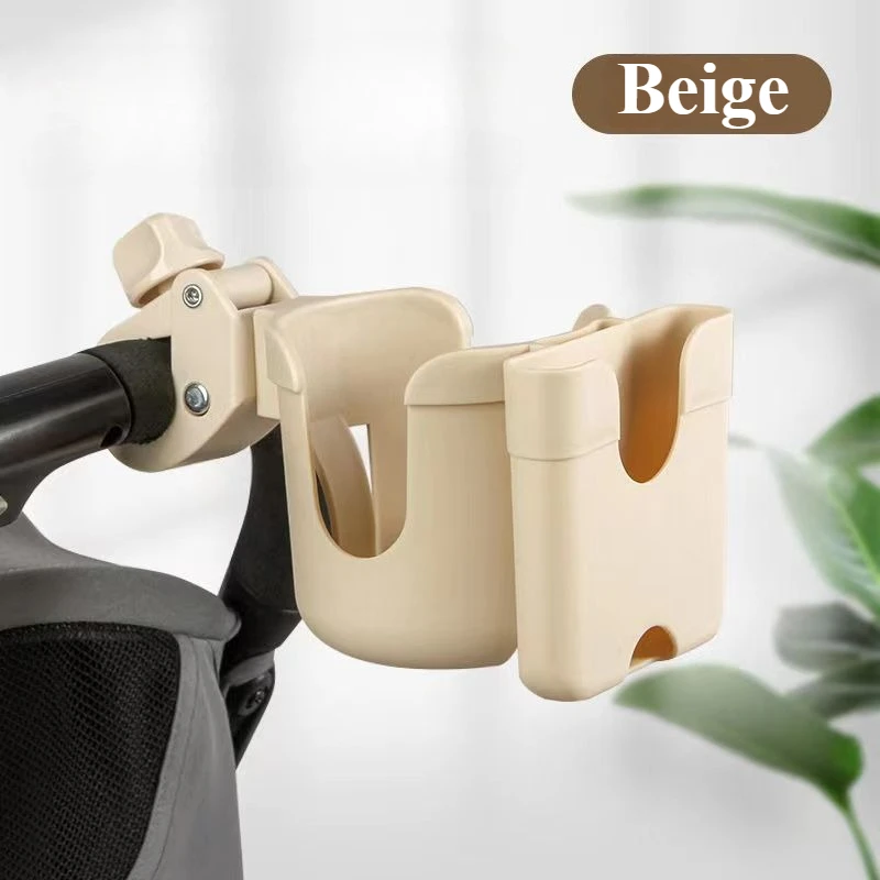 Kinderwagen bekerhouders Kinderwagen Waterbekerhouder met mobiele telefoonhouder Winkelwagen Carbicycle Kinderwagen Flessenrek Telefoonhouders: WIT