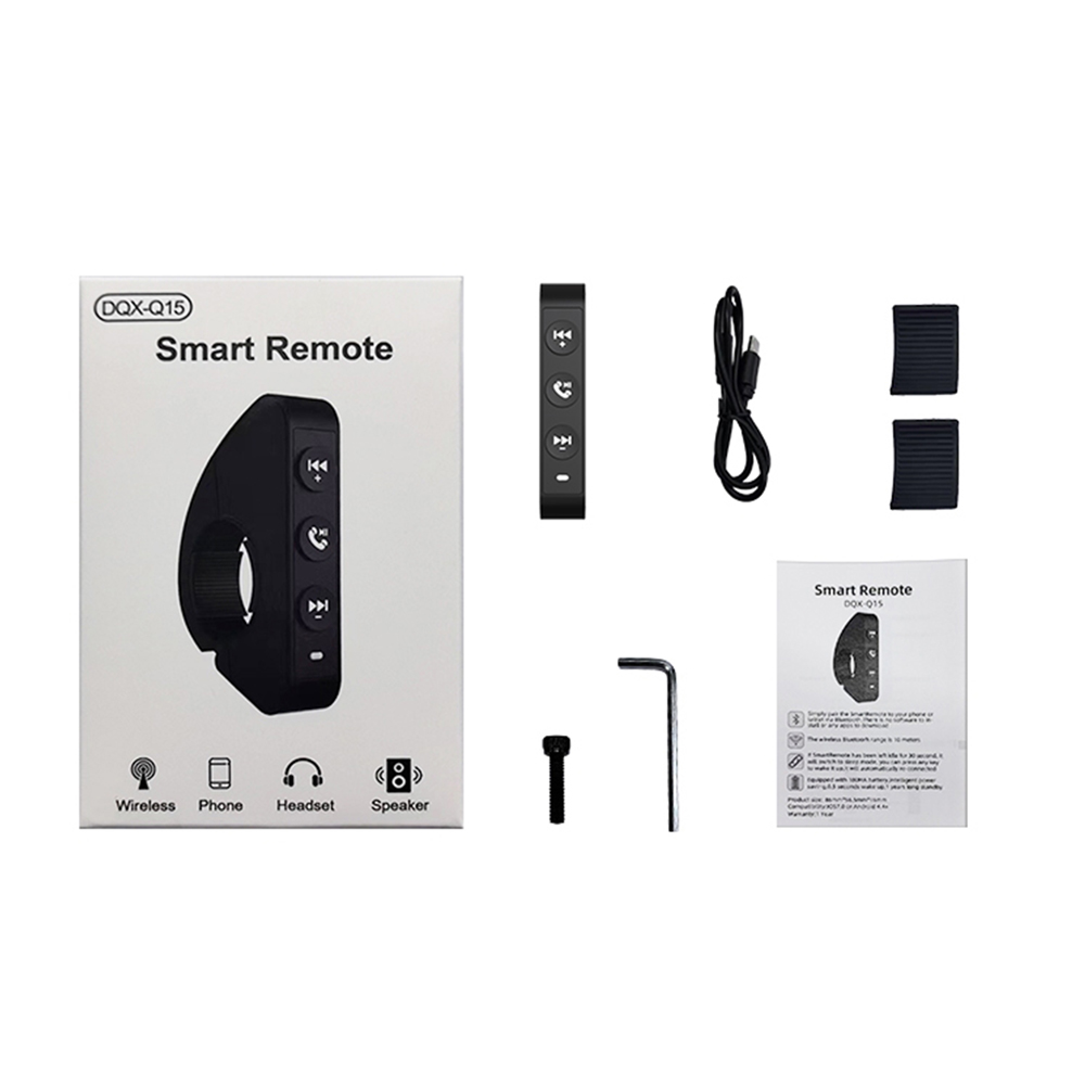 Motorrad Lenker Fernbedienung Drahtlose Helm Headset Fernbedienung Geschmack Bluetooth Freisprecheinrichtung Telefon Medien Fernbedienung