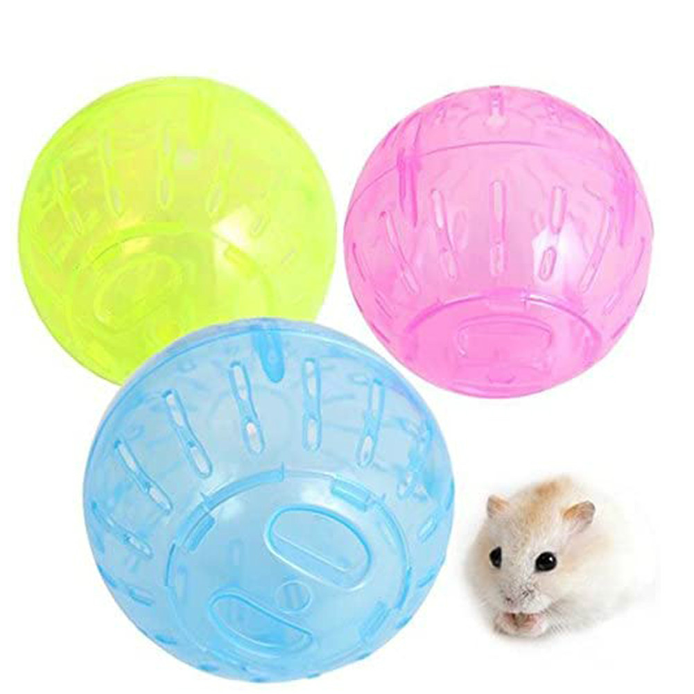 Plastic Pet Rodent Mice Jogging Ball Toy Hamster Gerbil Rat Exercise Balls Play Toys 10cm 12cm