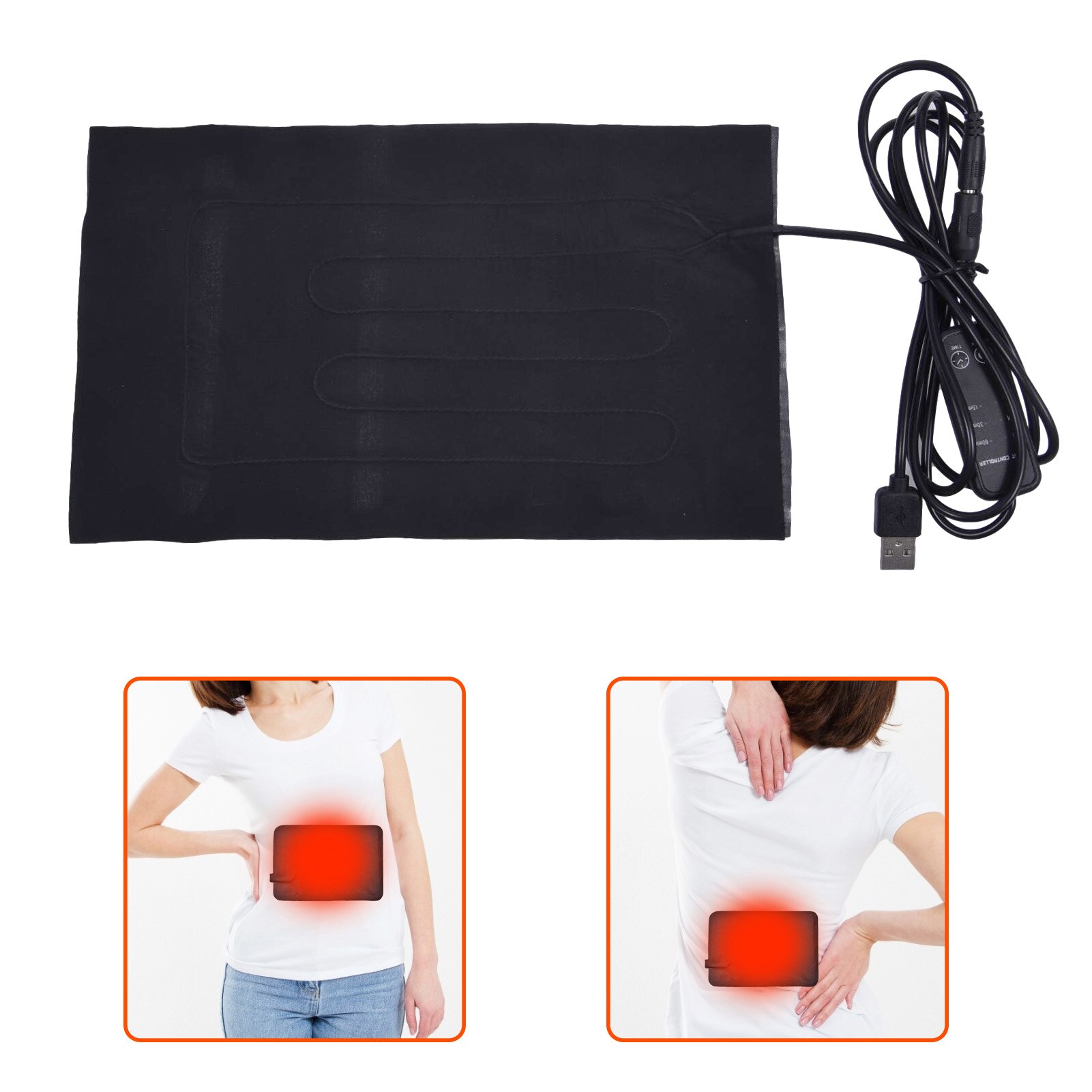 Clothes Heating Pad Reptile Heating Mat Timing-multifunctional Warmer Heating Pad for People Pet Turtles Snake Lizard Hamster
