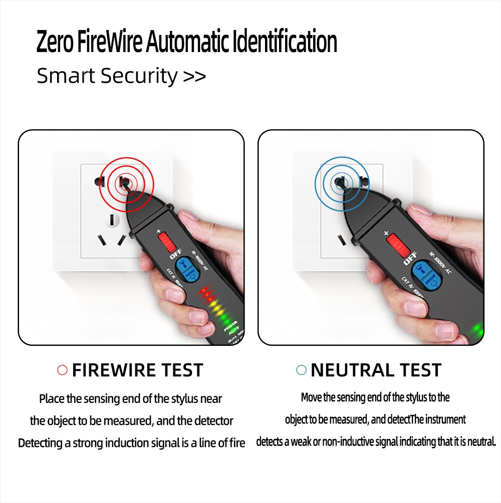 BSIDE AVD07 Dual Mode Test Pen Live Voltage Detect... – Vicedeal