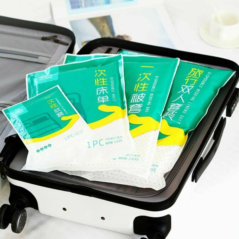 Wegwerp Lakens Dekbed Kussensloop Non-woven Reizen Business Hotel Beddengoed Set