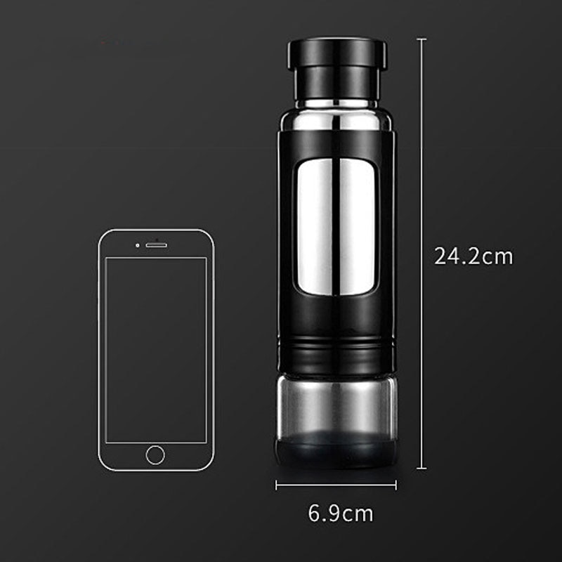 500ml Thermos Bottle Stainless Steel Thermos Cup Tea Vaccum Flasks Glass Tea Cup Office Thermos Mug Portable Travel Thermos Cups