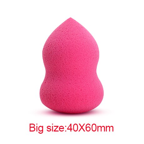 Cocute Makeup Sponge Beauty Cosmetic Puff Foundation Facial Makeup Soft Powder Puff Make Up Sponge: Large Red