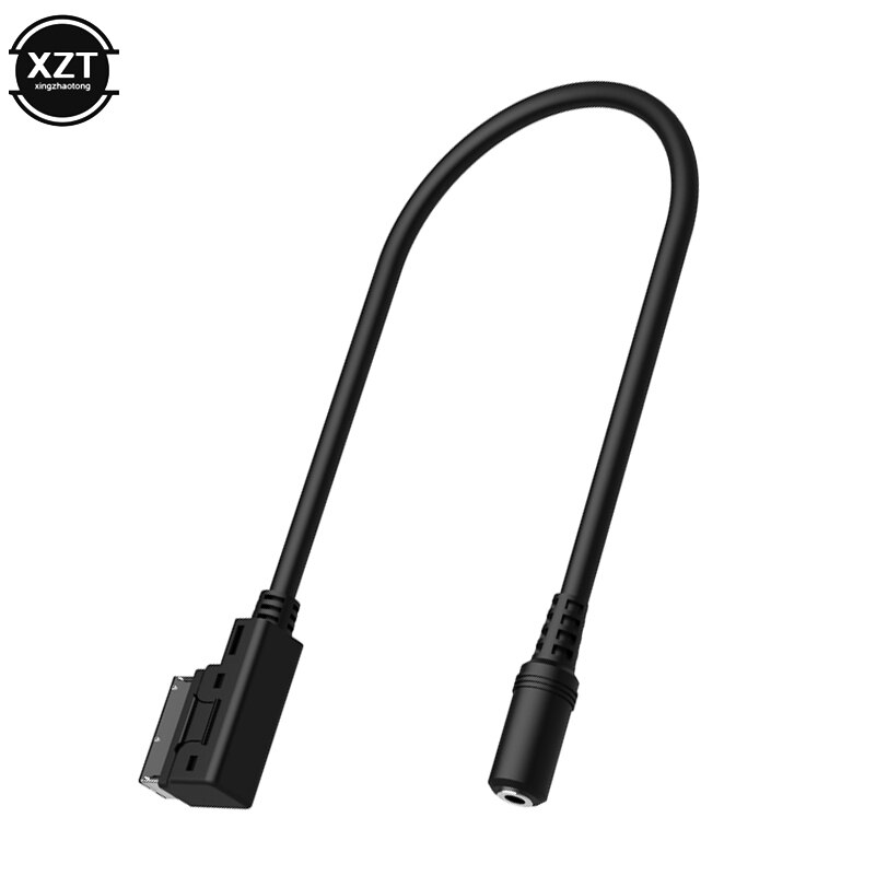 Female 3.5MM Audio Jack To AMI Media AUX IN Interface Cable Adaptor for Mercedes Benz