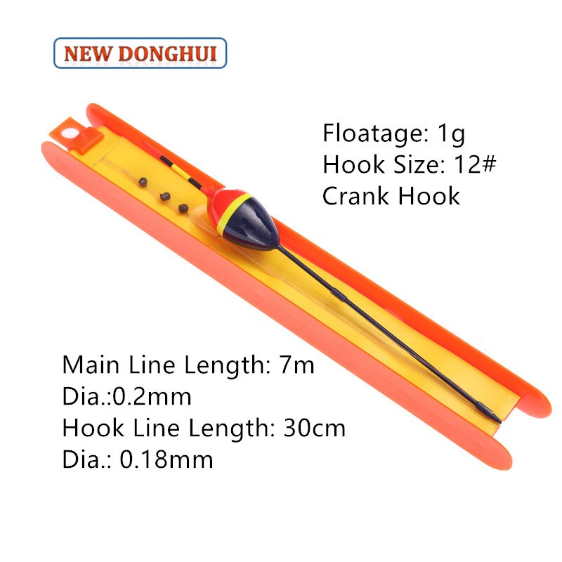 Newdonghui Fishing Float Set Winder Float Ready-Made Rig 5pcs 10pcs 30pieces Fishing Accessory Tackle 1G TP24060