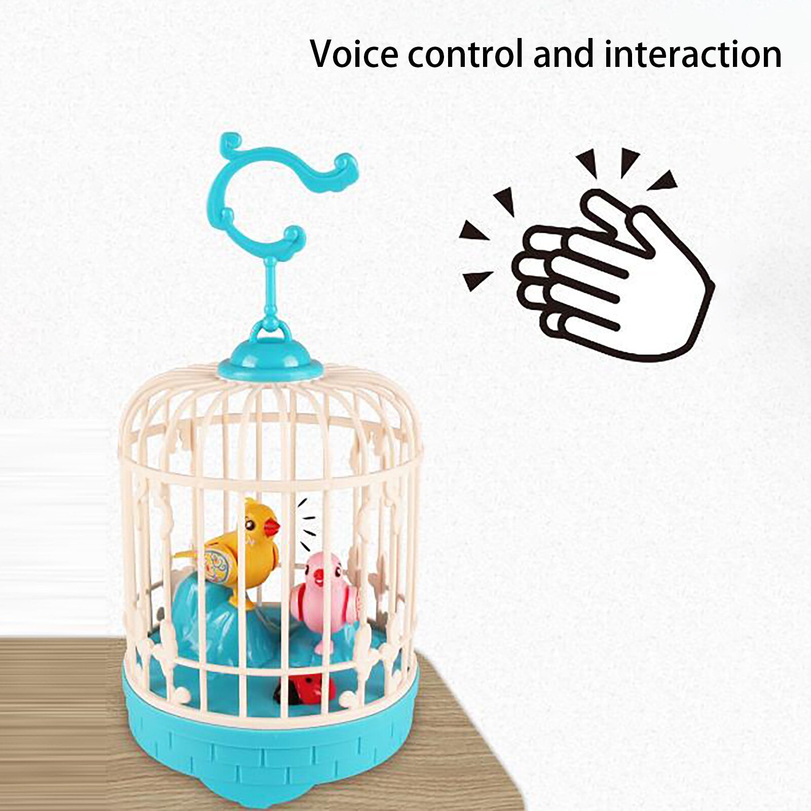 Jaula de juguete de Robot interactivo para niños, juguete electrónico para niños, para mascotas