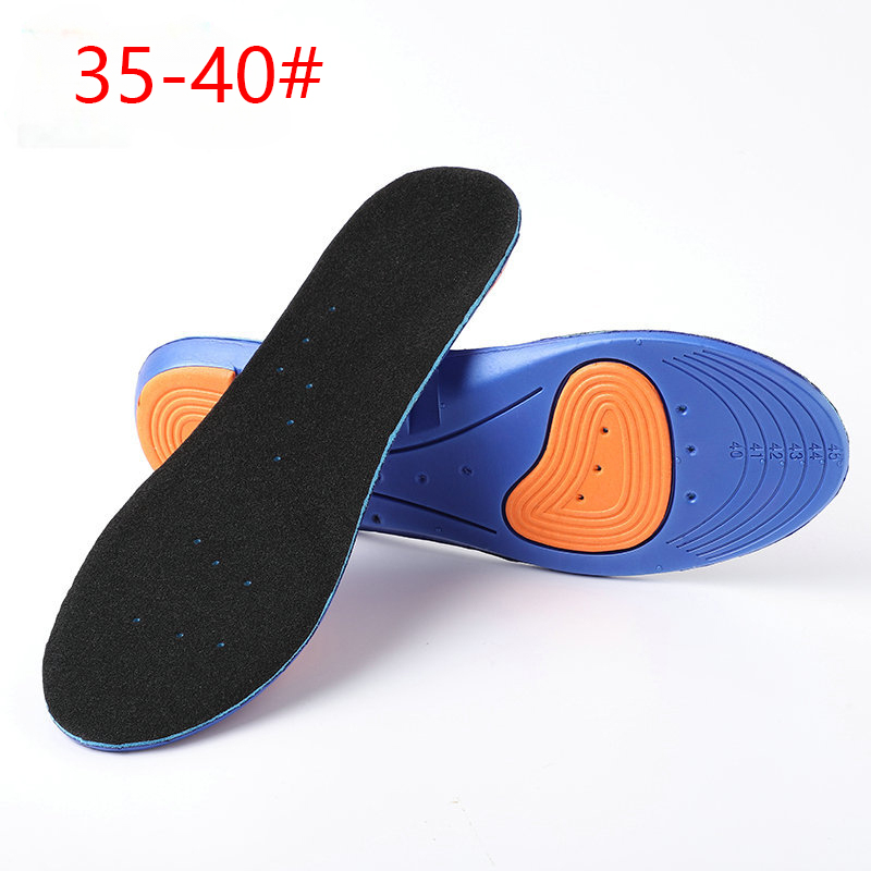 Elastic Memory Sports Insoles Support Foot Pain Massaging Silicone Insoles Gel Soft Sport Shoes Pad for Women Men Sneakers Sole: Beige / 41