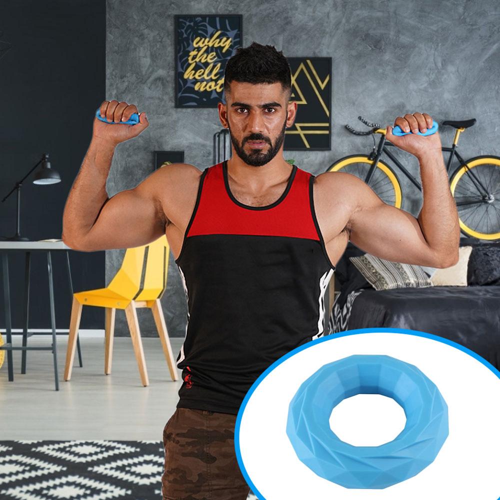 Fitness Hand Strengthener Silicone Expander Grip Device O-Shaped Silicone Grip Ring Finger Hands Fitness Exercise Equipment