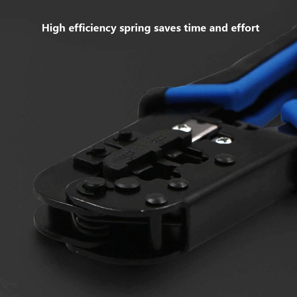 Multifunction Crimper Dual Purpose RG45/11 Crimping Tool Telephone Line Network Cable Crimper Cutter Pliers Wire Stripper