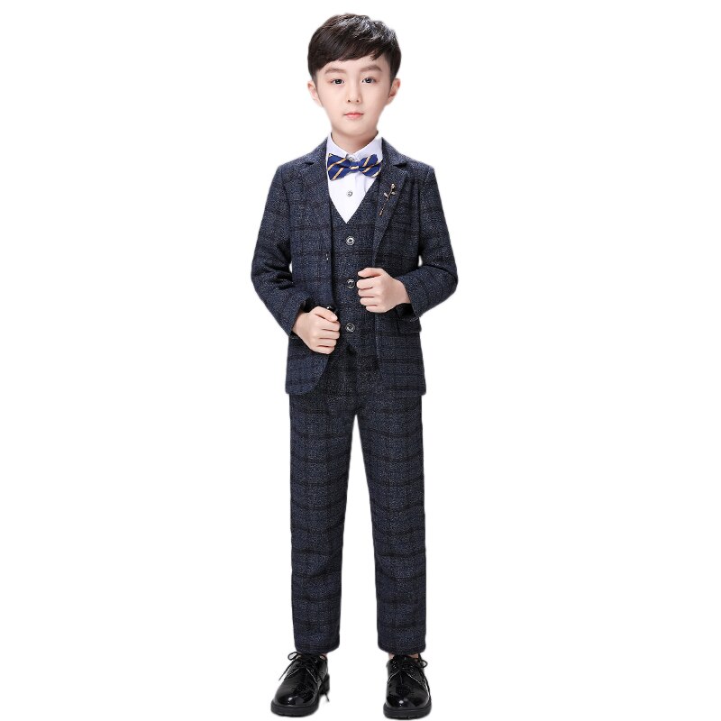 Nimble Boys Suits for Weddings Solid Navy Blue Boys Wedding Suit Formal Suit for Boy Kids Wedding Suits Blazer Boy