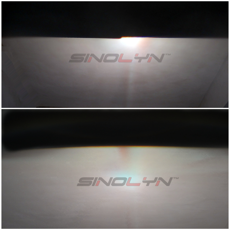 Sinolyn Linsen in Scheinwerfer 1,8 2,0 Bi-Xenon-Objektiv versteckt Projektor Für H4 H7 Auto Lichter Zubehör Nachrügestochen Motorrad DIY Stil