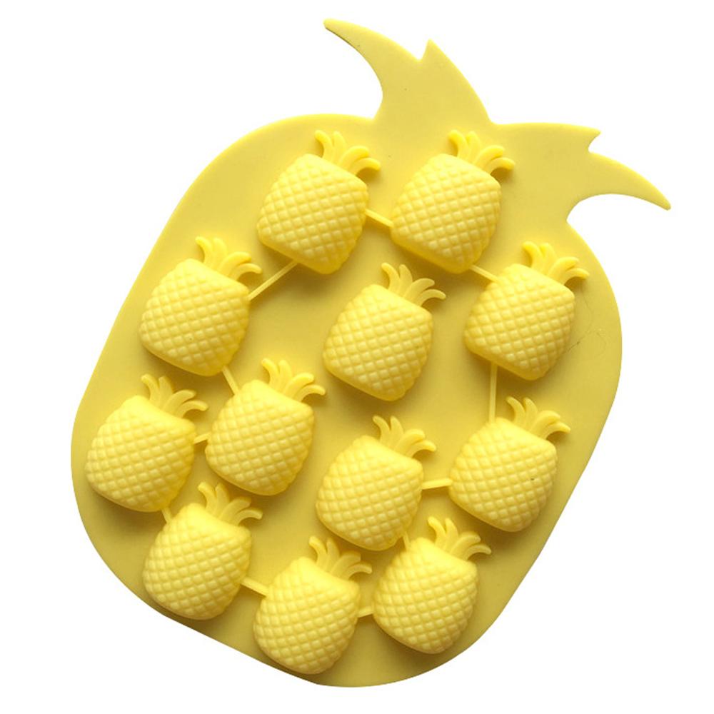 Pineapple Ice Cube Tray Silicone Ice Molds Shape Ice Maker Bar Party Wine Drink Decor Cube Tray Ice Cube Mold Storage Containers