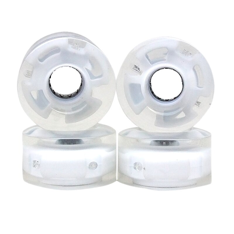4 Teile/paket 58X32MM Blinkende Rollschuhe Rad Inline LED Schiebe skaten Rad Rollschuh Räder PU Rad: Ursprünglich Titel