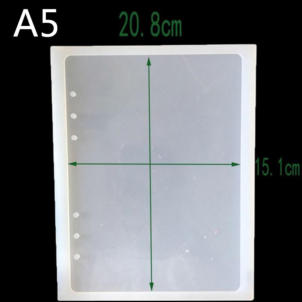 A7/A6/A5 Notebook Shape Silicone Mold Diy Hars Boek Mold Crystal Epoxy Silicome Mold Transparant Boek: A5