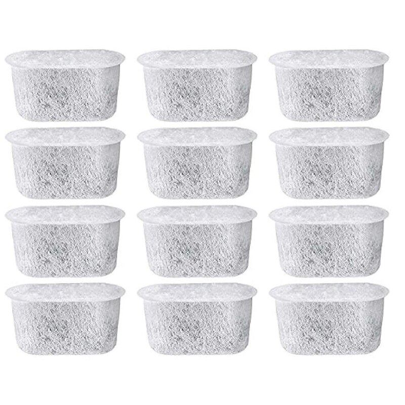 12 Pack Holzkohle Wasser Filter für Cuisinart-Entfernt Chlor, Gerüche Von Wasser für Cuisinart Kaffee Maschinen: Default Title