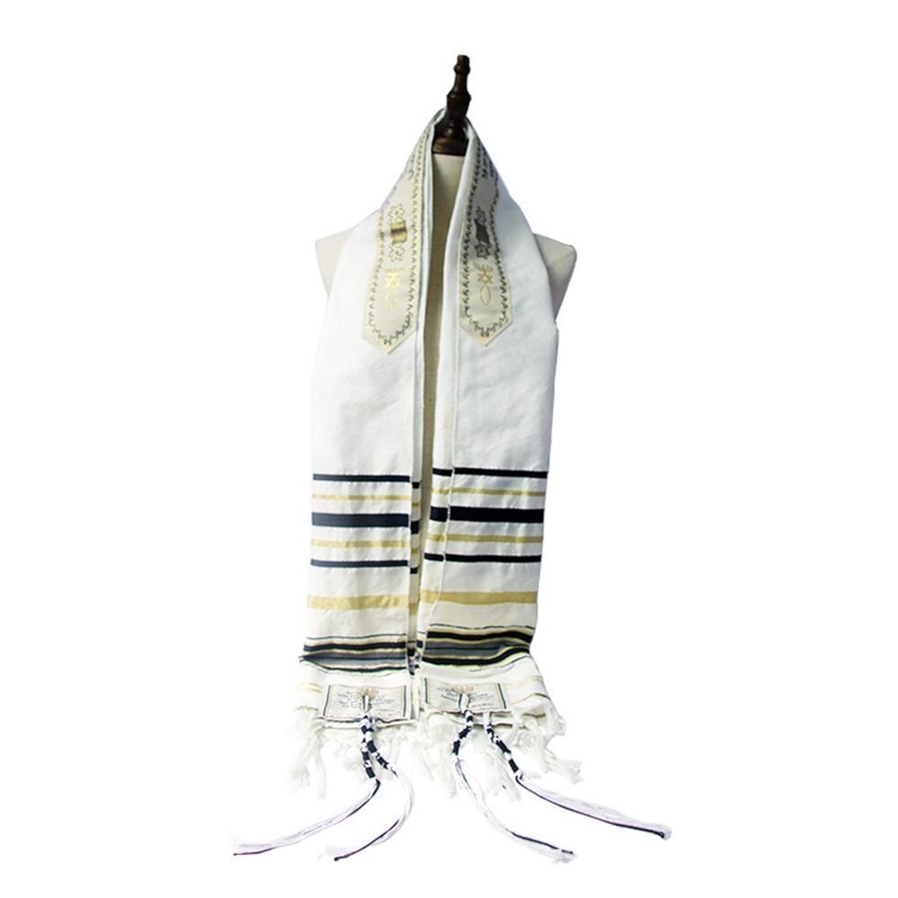 Judisk tallit talit bönesjal &amp; talis bag wraps halsduk: Marinblå