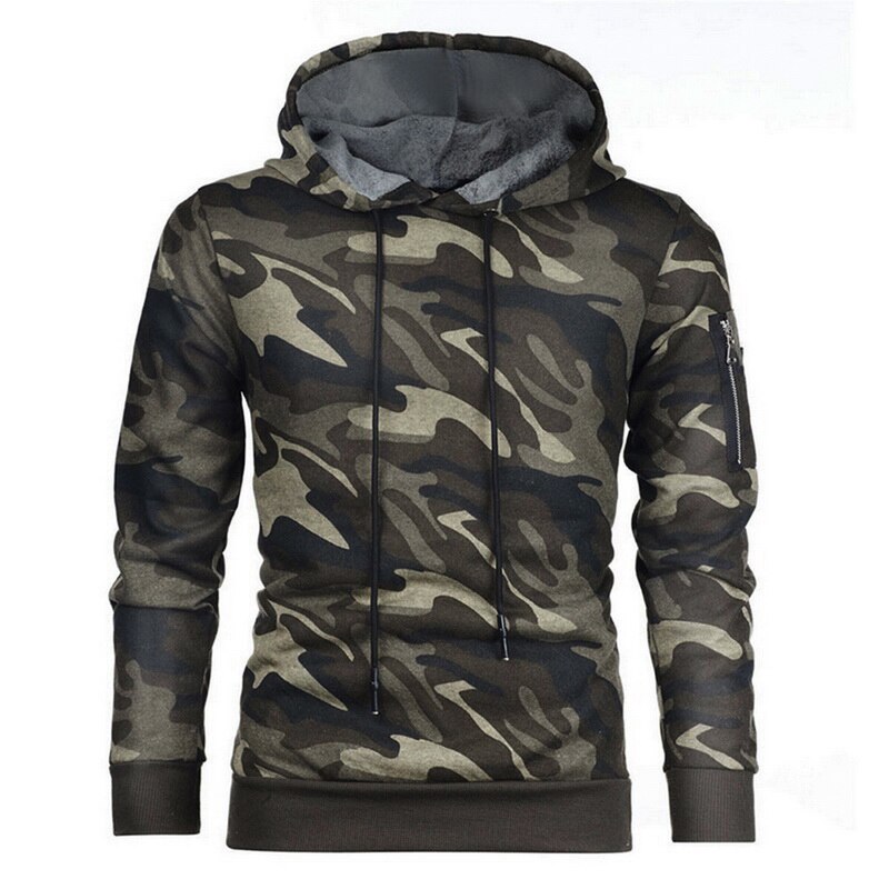 Vertvie camouflage hoodies herr sweatshirt herr camo hoody hip höst vinter hoodie herrkläder
