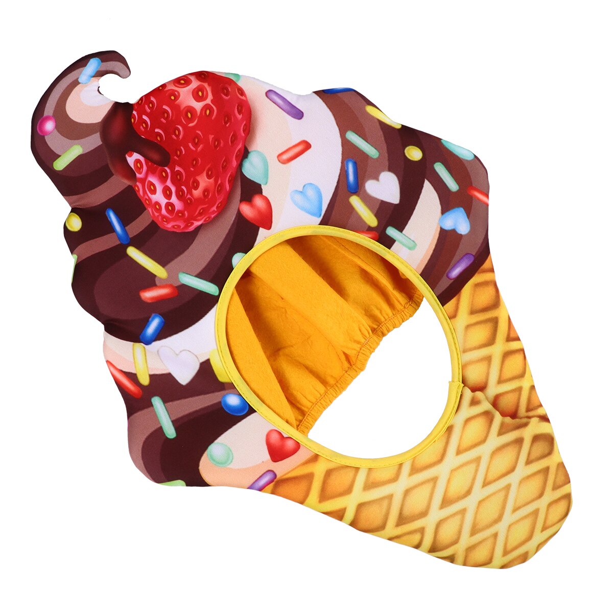 1Pc Decorative Ice Cream Hat Cosplay Food Headgear Party Head Party Costumes Funny Headwear