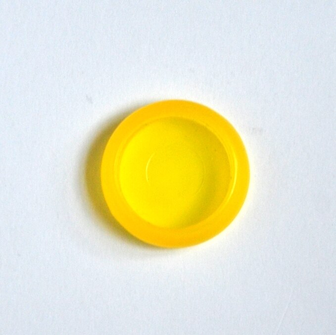 12 sztuk 18mm kolor z tworzywa sztucznego książki wiążące grzyb otwór tarcza pierścień dla A5A6 szczęśliwy planowanie spoiwa pierścienie Scrapbooking wiążące dostaw: żółty 12szt