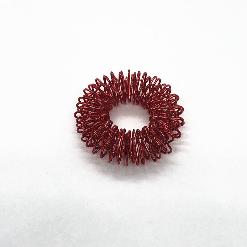 Anneau de Massage pour les mains et les doigts, ensemble de soins de santé, à usage domestique, acupression, Figure, outils de Massage, Relax directe, 10 pièces: Rouge