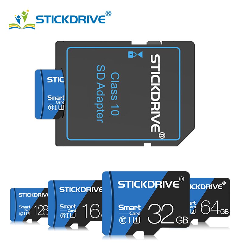 Microsd minneskort 4gb 8gb 16gb 32gb 64gb 128gb micro sd-kort klass 10 mini tf / sd-kort micro sd-flash-kort för telefon