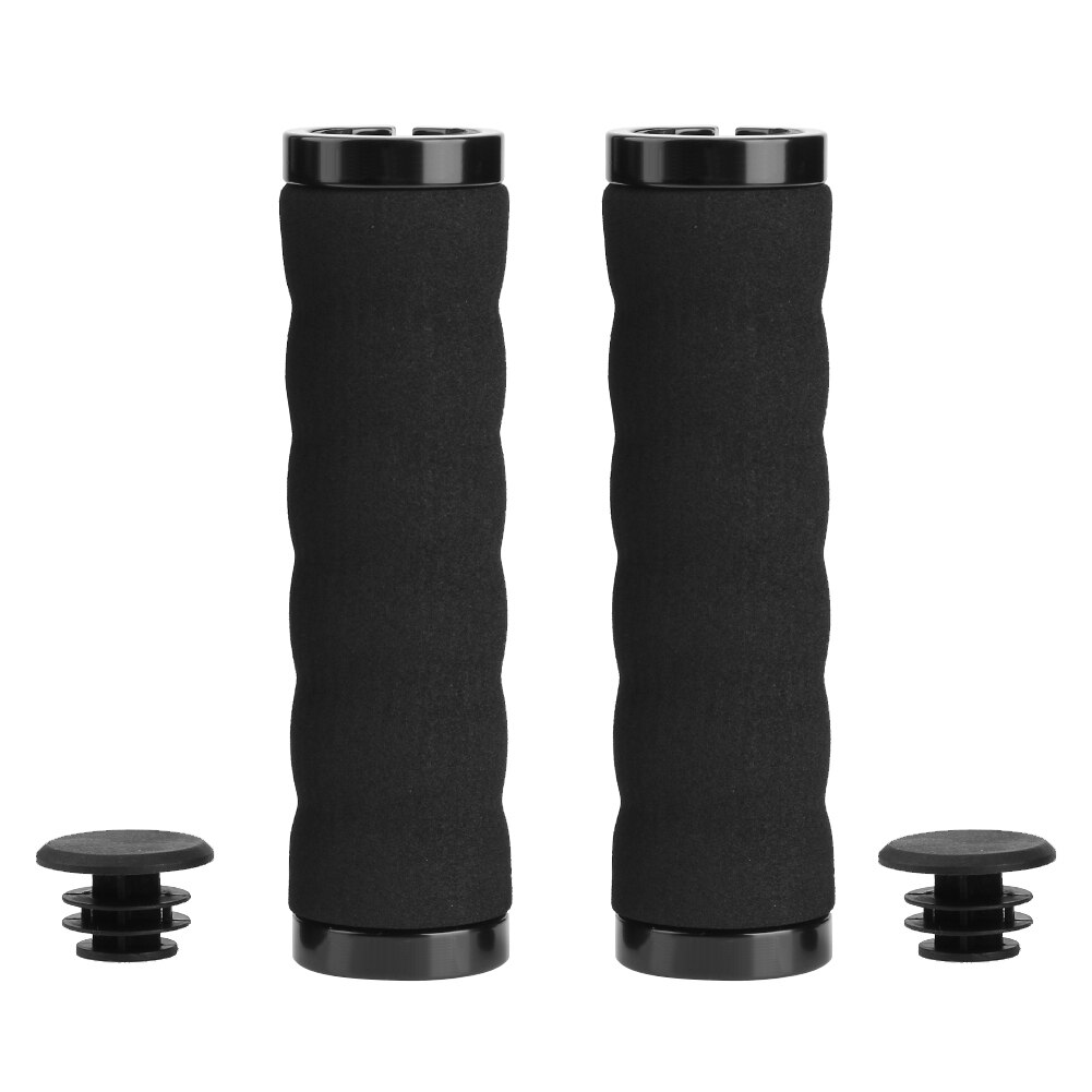 Acheter 1 paire de poignées de vélo vtt, housse de guidon de vélo ergonomique, poignée en caoutchouc souple, verrouillage antidérapant sur les poignées d'extrémité de la barre Acheter 1 paire de poignées de vélo vtt, housse de guidon de vélo ergonomique, poignée en caoutchouc souple, verrouillage antidérapant sur les poignées d'extrémité de la barre