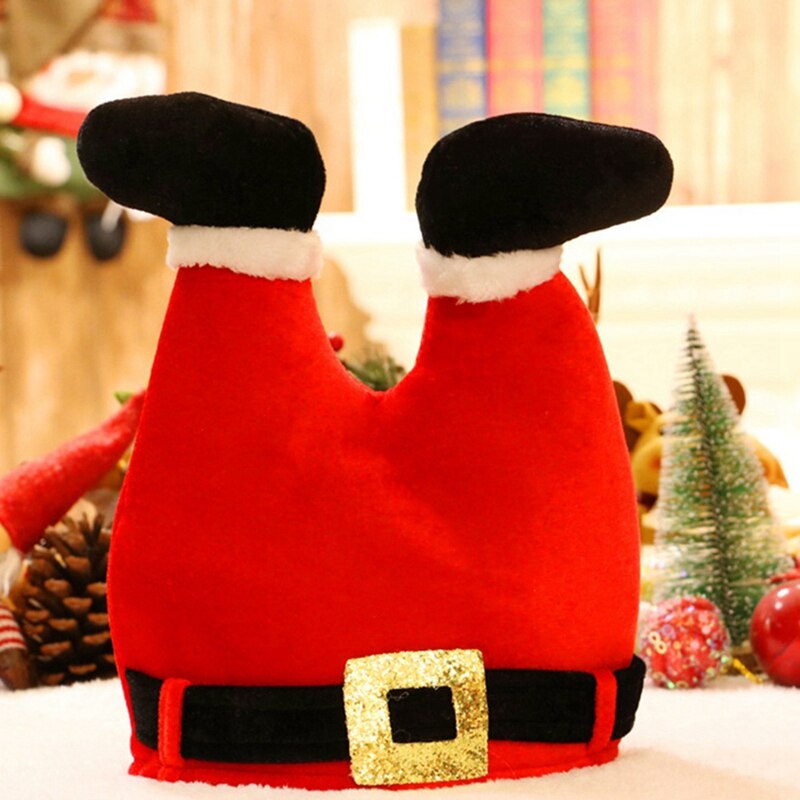 Kerst Hoed Clown Broek Benen Kids Adult Kerst Cap Party Decor Supply