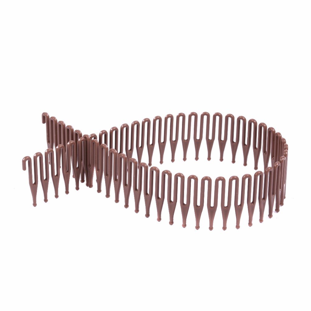 -Clip de Peluca de Peine corto de 12 PCS-PVC para peluca/trama de cabello/extensión de cabello/peluca sin pegamento de encaje -- se puede cortar en piezas