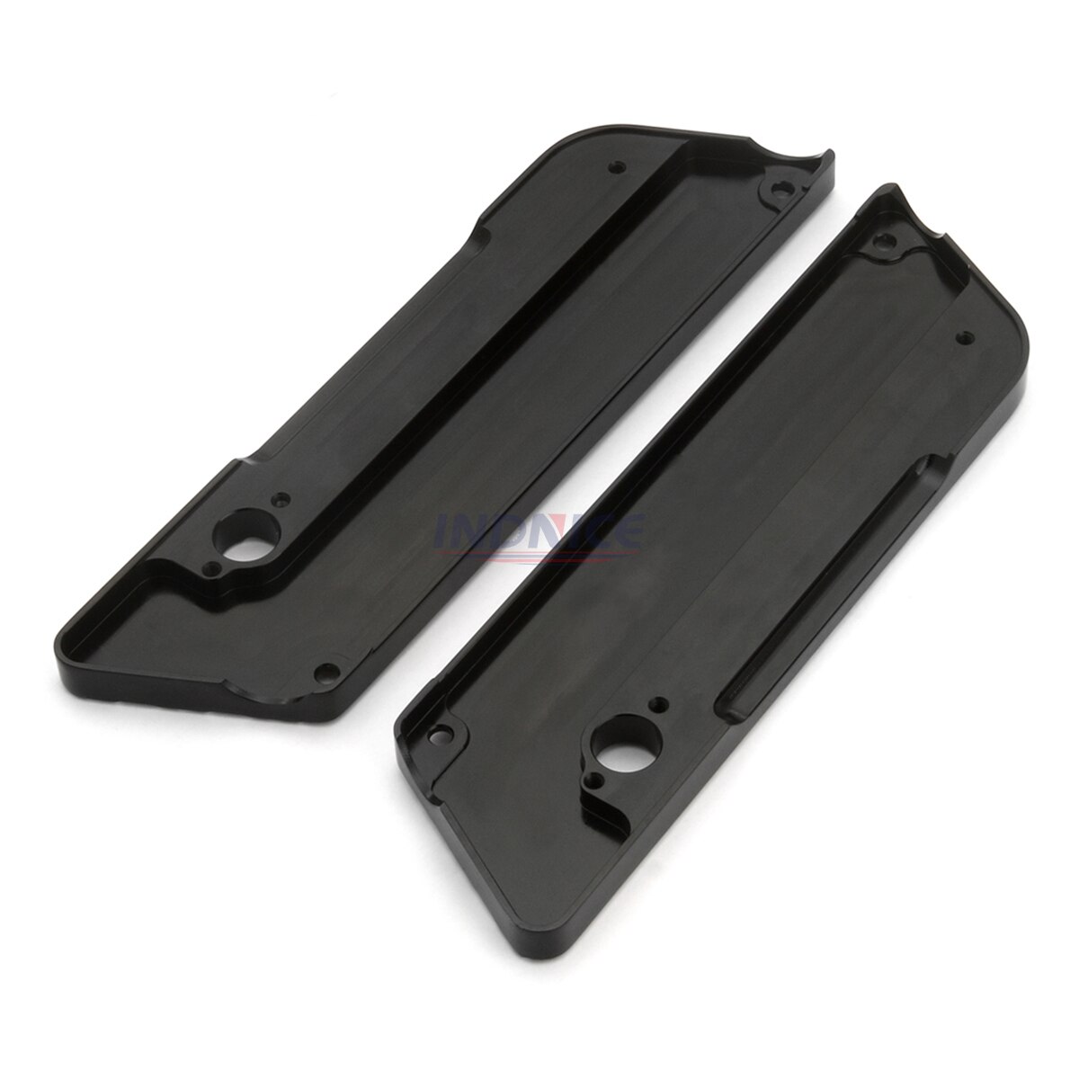 Black Saddlebag Latch Plate cover for Harley CVO R... Grandado