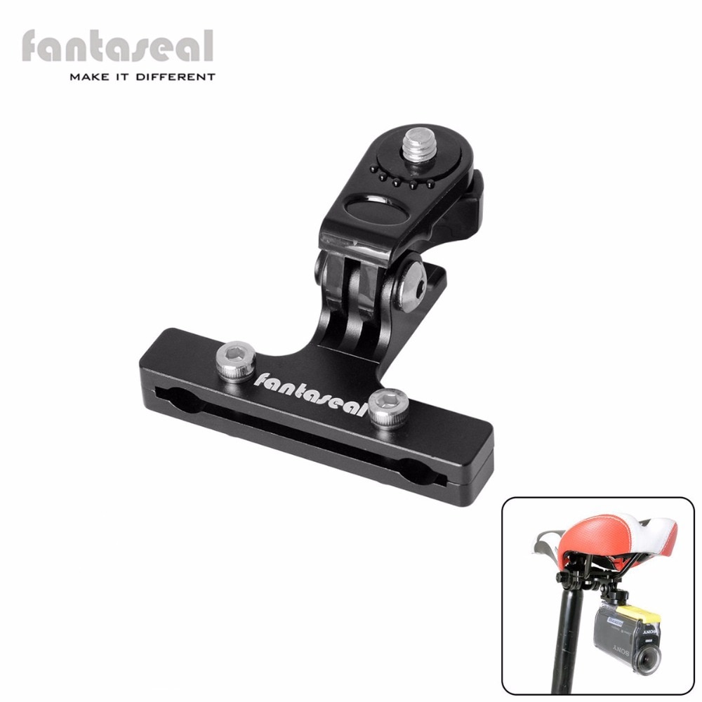 Sports Camera 2-Rail Saddle Bike Mount Holder Aluminium Stand Bracket Clamp for Sony FDR-X3000 AS300 AS50R AS50 AS20 X1000VR